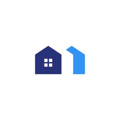 home house mortgage logo vector icon