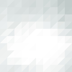 White and gray background. Geometric style. Mesh of triangles. Mosaic template for your design.