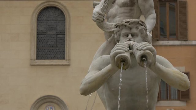 Statue with horns
