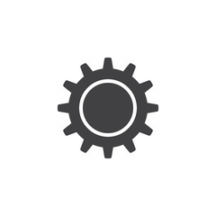 Gear wheels vector icon. filled flat sign for mobile concept and web design. Cogwheels simple solid icon. Settings symbol, logo illustration. Pixel perfect vector graphics