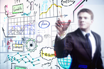 Leadership and growth concept