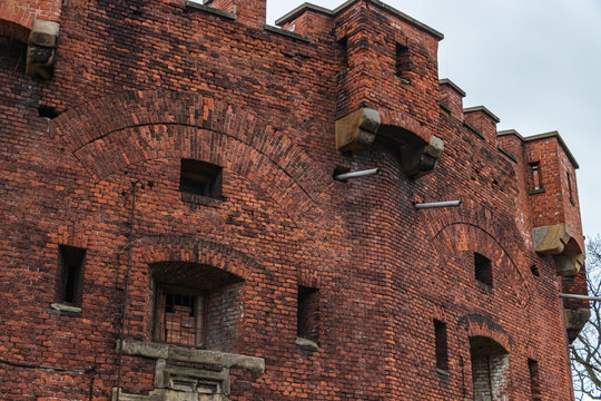 windows in Fort 31 "Saint Benedykt" which is part of the Krakow Fortress