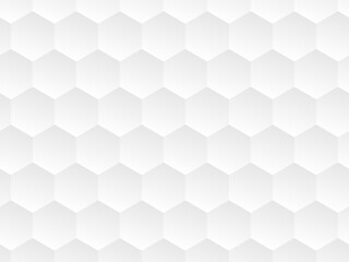 ヘキサゴン　白