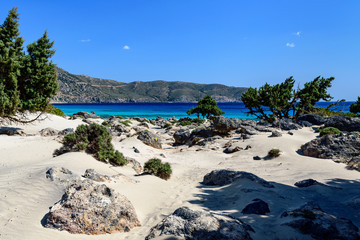 Plakat Kedrodasos Beach, Crete, Greece