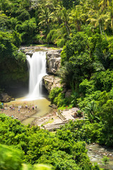 Fototapeta premium Tegenungan Waterfall it is one of places of interest of Bali, Indonesia