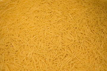 Vermicelli close-up. Background.