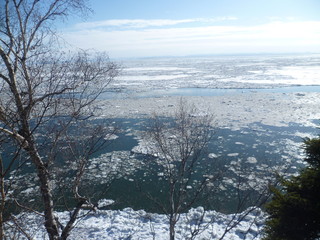 Fleuve Saint-Laurent sur la glace - Québec