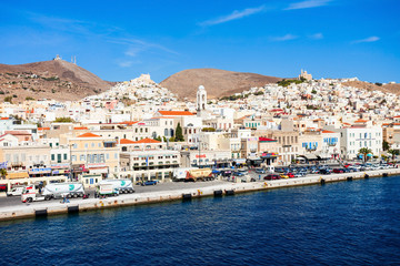 Fototapeta na wymiar Syros island in Greece
