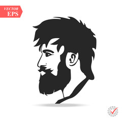 Fashion silhouette hipster style, vector illustration