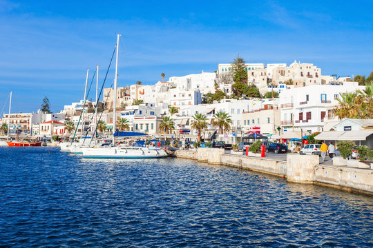Port in Naxos, Greece