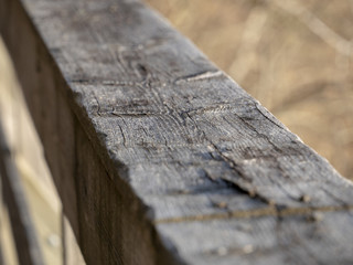 Wooden fence