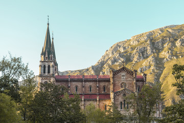 Fototapeta na wymiar Sanctuary of Covadonga, Asturias, Picos de Europa, Spain
