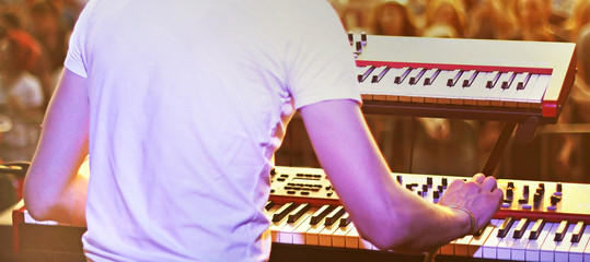 the guy plays the keys