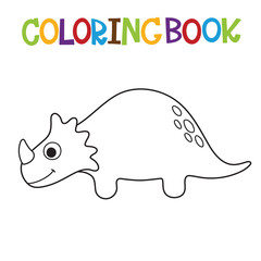 Cute Dino coloring book