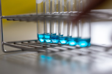 Analysis starch for study Chemical composition in laboratory.