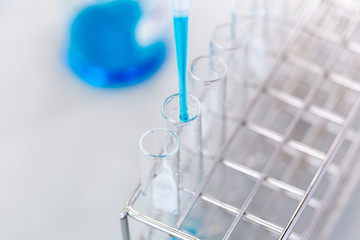Analysis starch for study Chemical composition in laboratory.