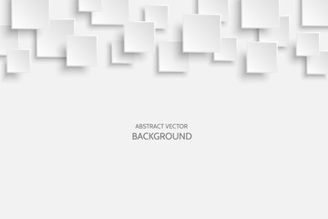 Vector white modern abstract background