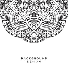Vector mandala background