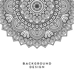 Vector mandala background