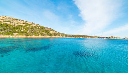Blue sea in Spalmatore cove