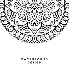 Vector mandala background