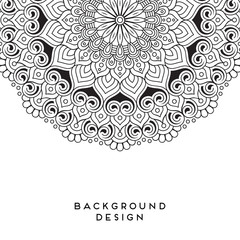 Vector mandala background