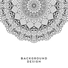Vector mandala background