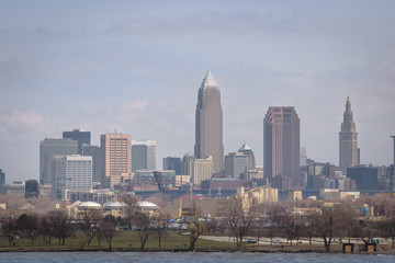 Cleveland Skyline from Lake Erie