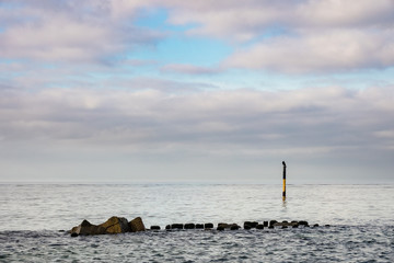 Fototapeta premium Die Ostseeküste auf der Insel Rügen im Herbst