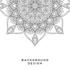 Vector mandala background