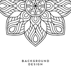 Vector mandala background