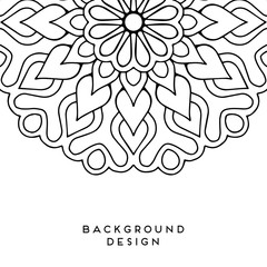 Vector mandala background