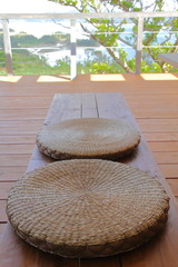 Japanese Seagrass Cushions
