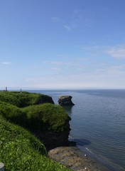 納沙布岬。根室　北海道　日本。７月上旬。