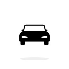 Car icon, vector illustration flat design graphic