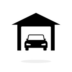 Car icon, vector illustration flat design graphic