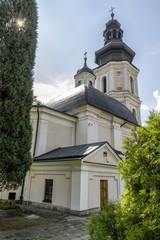 Fototapeta na wymiar Zamosc - Renaissance city in Central Europe. Church of St. Nicholas.