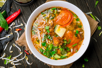 Vietnamese soup Pho Ho