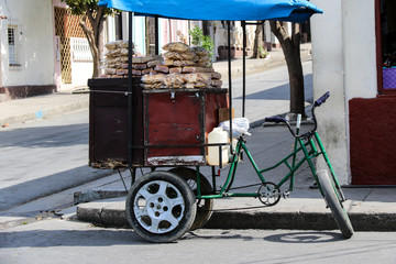 Rickshaw in Cuba