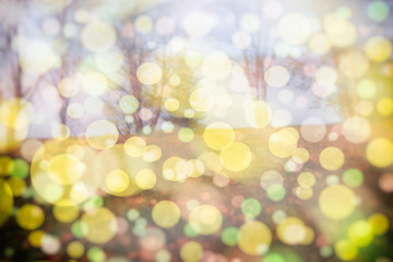 sun rays on an abstract background