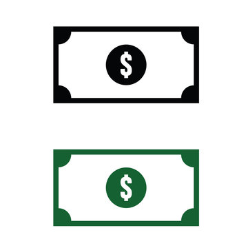 paper money icon with dollar symbol