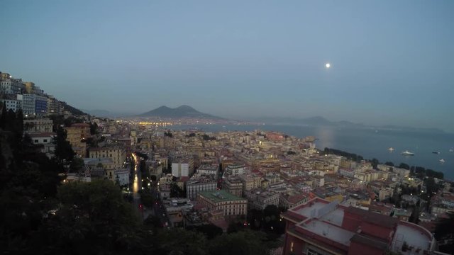 Napoli tramonto Timelapse 10sec