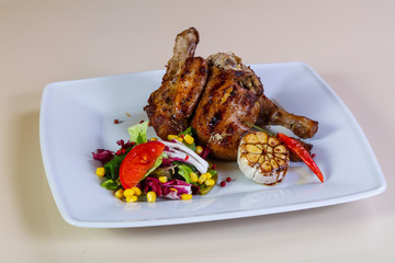 Grilled chicken legs