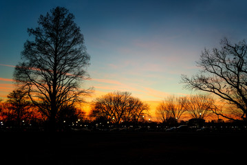 Fototapeta na wymiar Washington Sunset