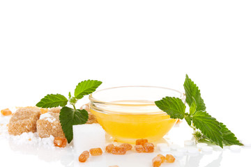 Various types of sugar concept