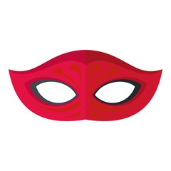 Dark mask icon. Flat illustration of dark mask vector icon for web
