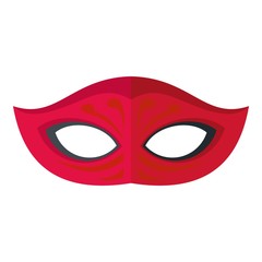 Dark mask icon. Flat illustration of dark mask vector icon for web