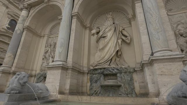Fontana dell'Acqua Felice statues in Rome