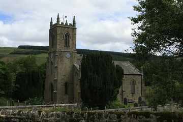 Fototapeta na wymiar Church in Wath, Yorkshire, England