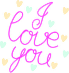 Obraz premium I love you